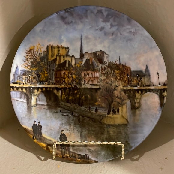 La Pointe de Vert Galant et le Pont Neuf Collector Plate - Picture 4 of 12